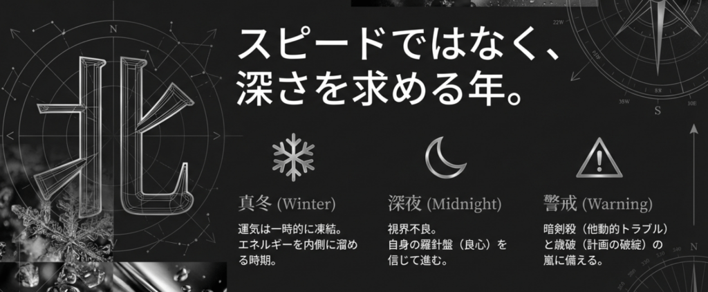 六白金星は 2026年、スピードではなく深さを求める年。